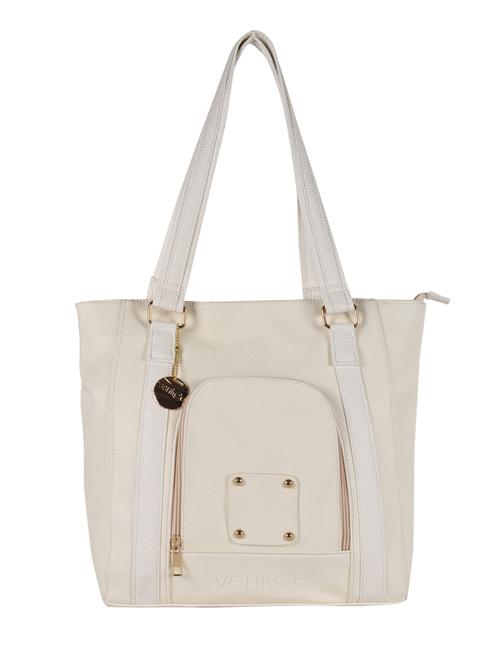 white leatherette handbag - 11227997 - Very Small Image - 1