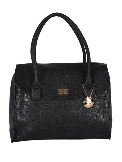 black leatherette handbag - 11228002 - Very Small Image - 1