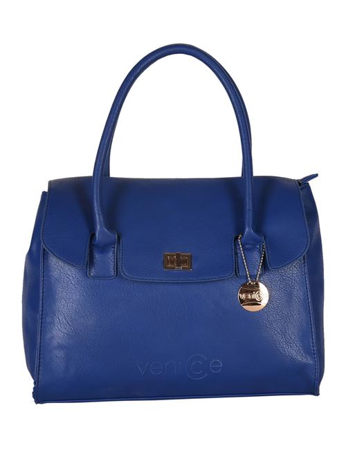 blue leatherette handbag - 11228004 - Very Small Image - 1