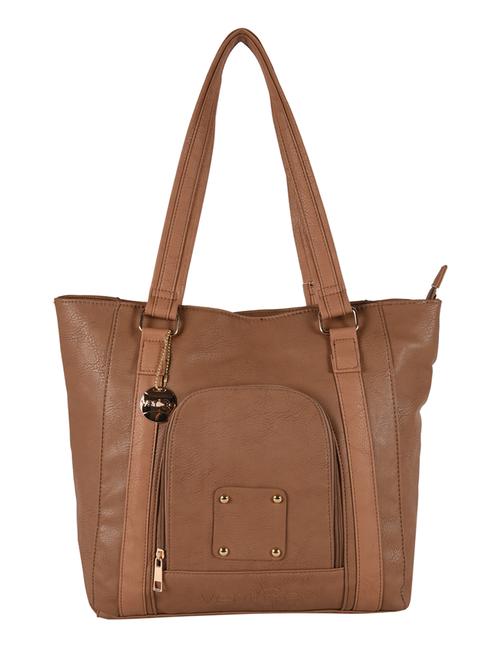 brown leatherette handbag - 11228076 - Very Small Image - 1