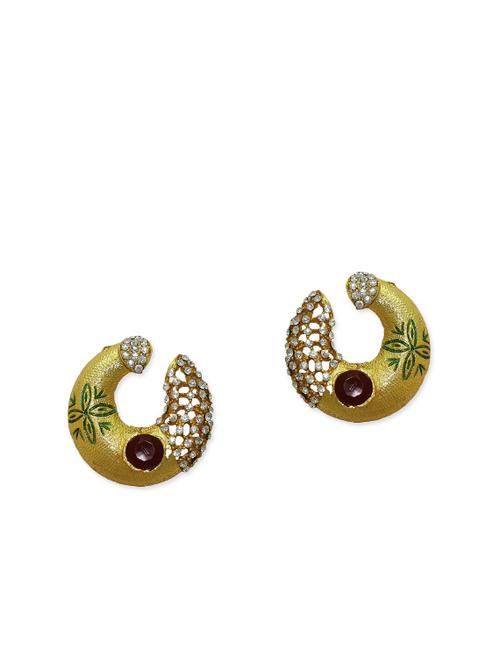 multi colored brass studs earring - 11229140 - Very Small Image - 1