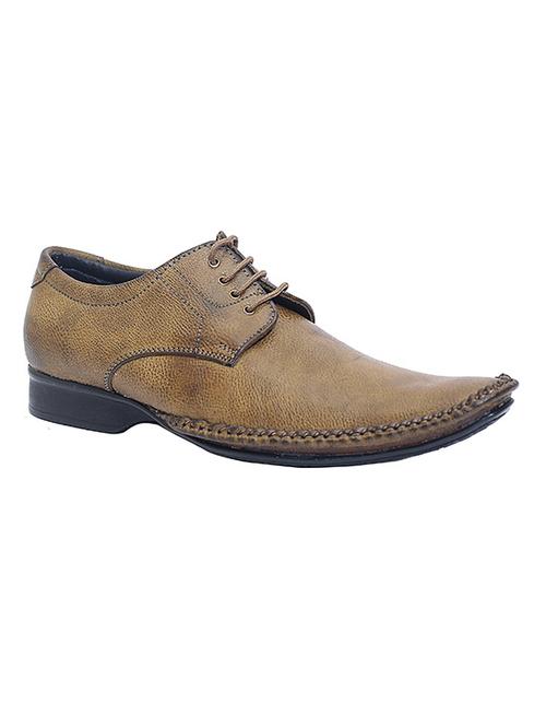 brown mesh, faux leather derbies - 11229468 - Very Small Image - 1