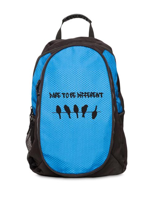blue polyester backpack - 1123069 - Very Small Image - 1