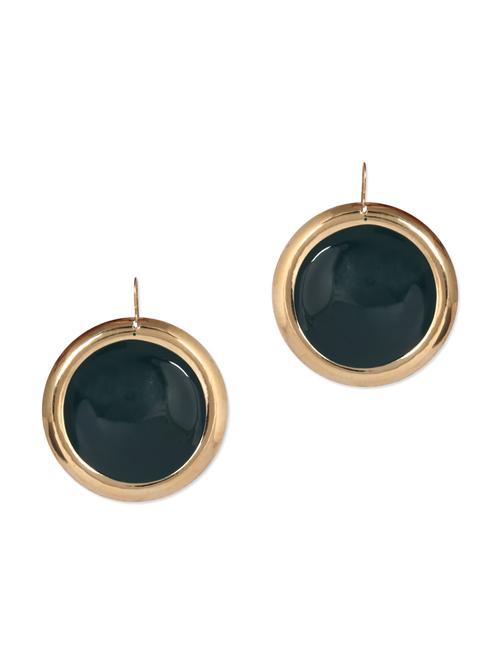 green round enameled earrings - 1123180 - Very Small Image - 1