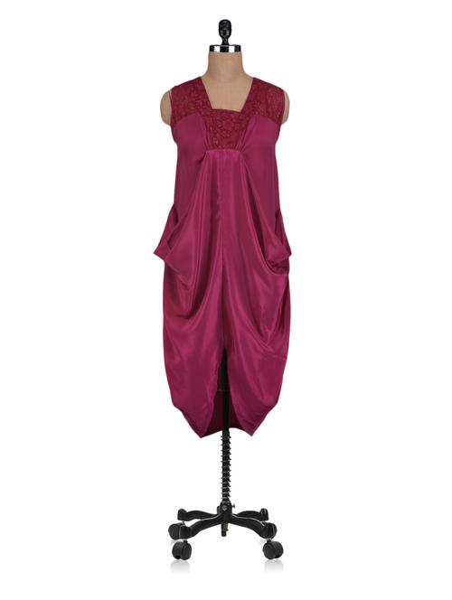 square neck sleeveless plain dress - 1123595 - Very Small Image - 1