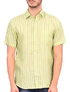 beige linen casual shirt - 11236215 - Very Small Image - 1