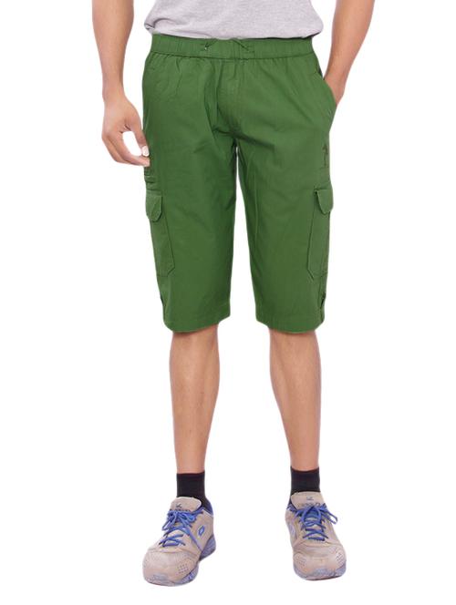 green cotton three fourths - 11240366 - Very Small Image - 1