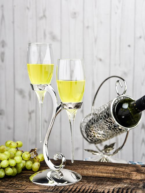 sterling silver champagne flute set - 1124764 - Very Small Image - 1