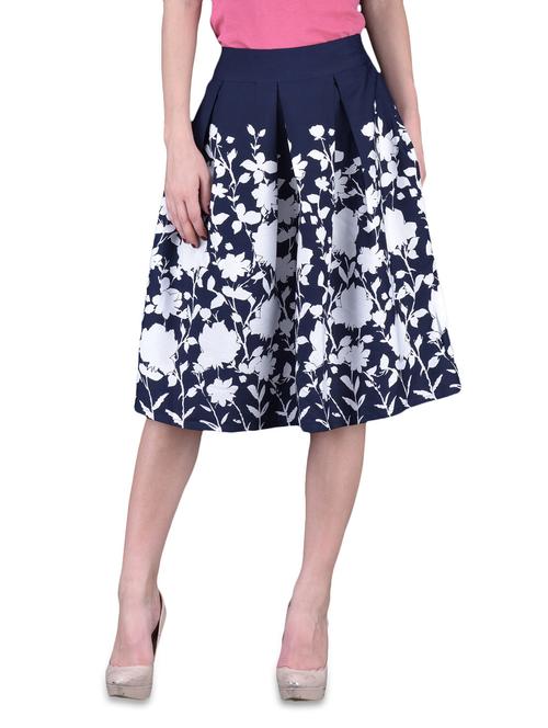 floral printed crepe skirt - 1125261 - Very Small Image - 1