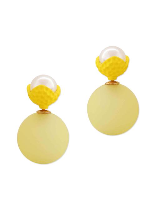 white metal studs earring - 11253665 - Very Small Image - 1