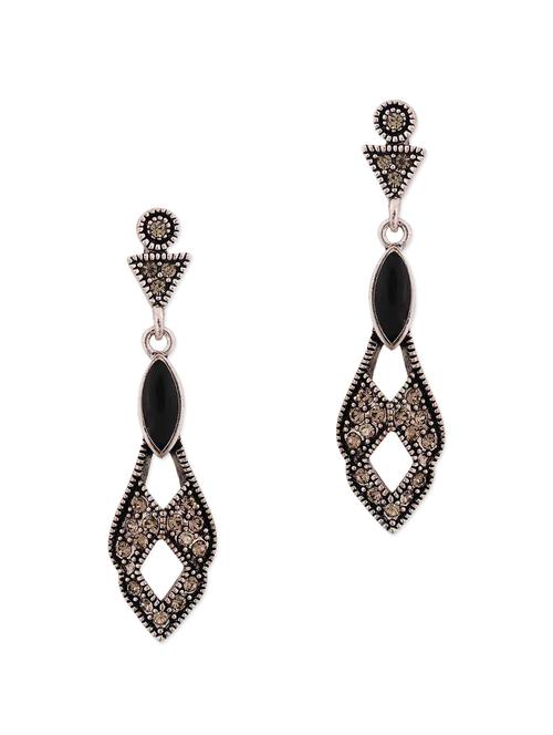 black metal drop earring - 11253678 - Very Small Image - 1
