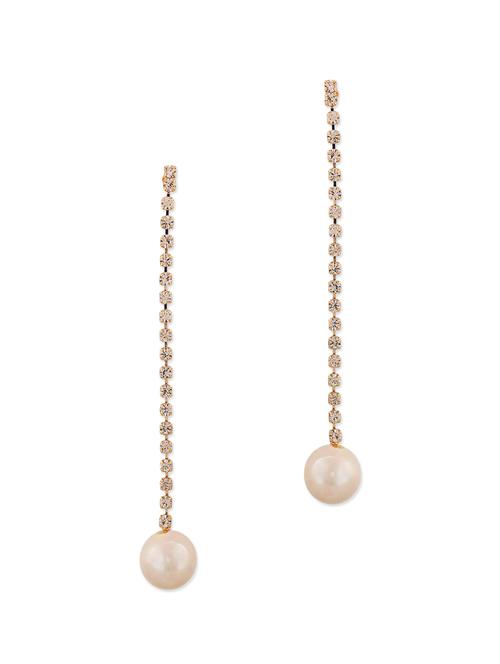 white metal drop earring - 11253688 - Very Small Image - 1