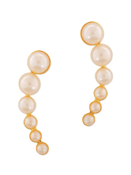 white metal earring - 11253709 - Very Small Image - 1