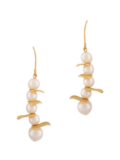white metal drop earring - 11253745 - Very Small Image - 1