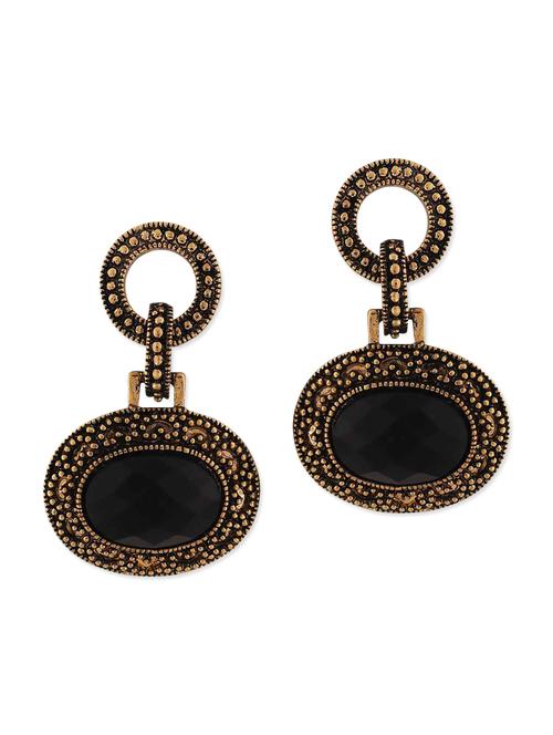 black metal drop earring - 11253864 - Very Small Image - 1