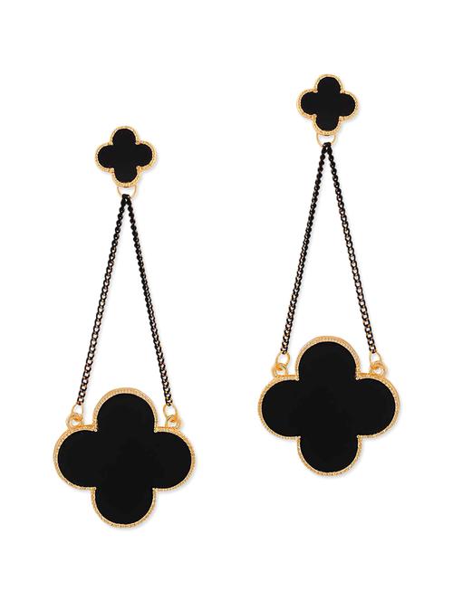 black metal drop earring - 11253888 - Very Small Image - 1