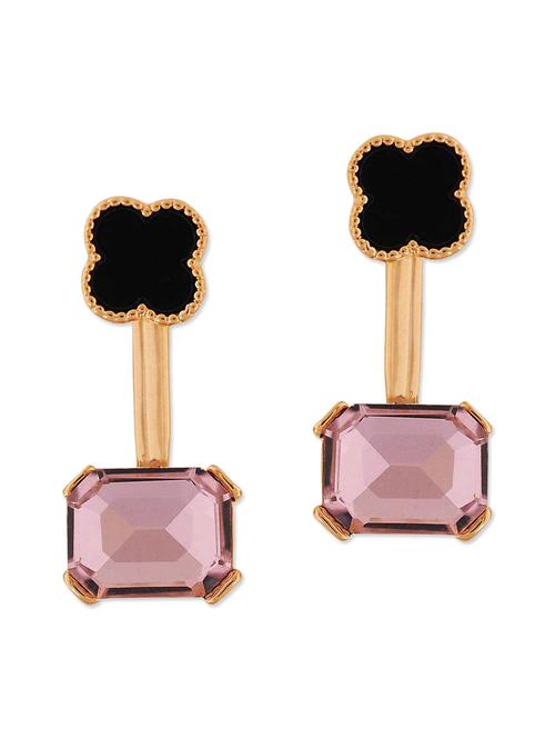 black metal drop earring - 11253907 - Very Small Image - 1