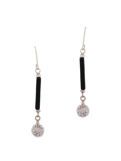 black metal drop earring - 11254018 - Very Small Image - 1