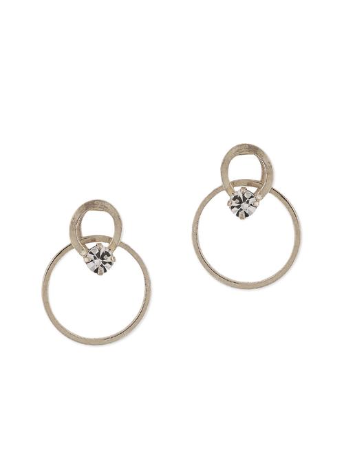 silver metal drop earring - 11254028 - Very Small Image - 1