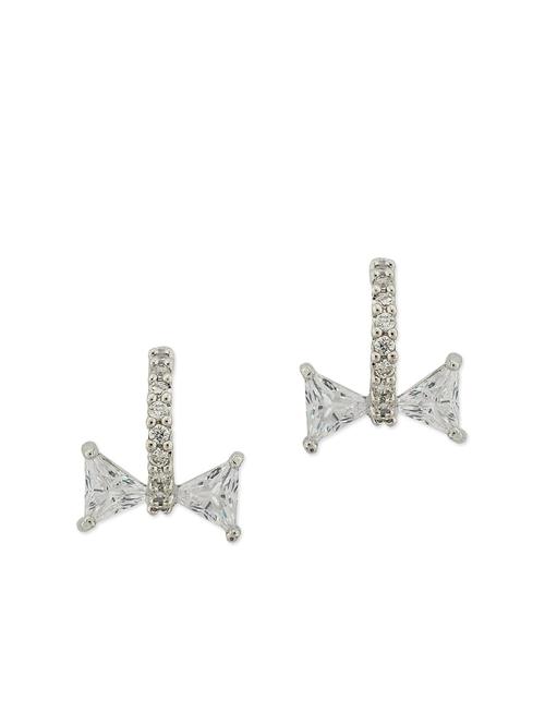 silver metal studs earring - 11254066 - Very Small Image - 1