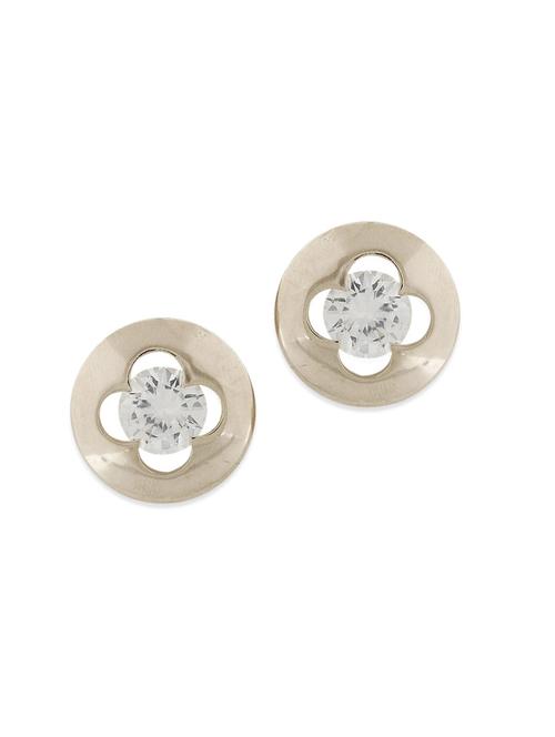 silver metal studs earring - 11254077 - Very Small Image - 1