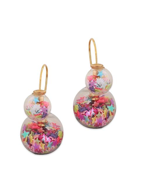 multi colored metal drop earring - 11254511 - Very Small Image - 1