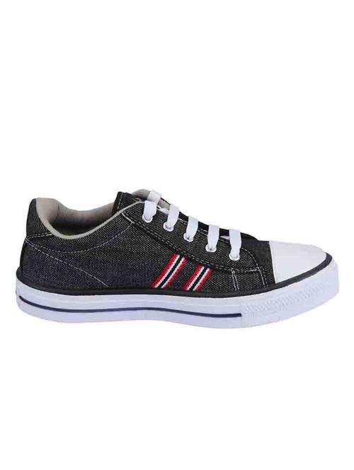 black denim lace up sneakers - 11258478 - Very Small Image - 1