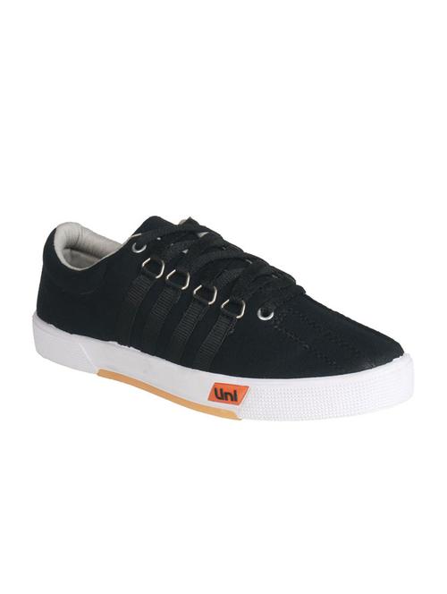 black canvas lace up sneaker - 11258555 - Very Small Image - 1
