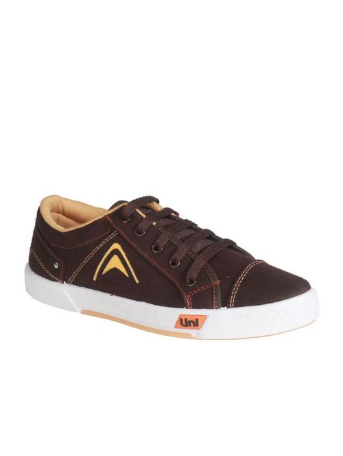 brown canvas lace up sneaker - 11258603 - Very Small Image - 1