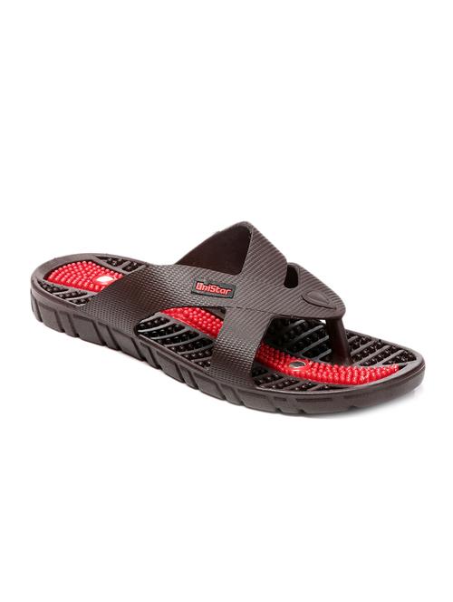 brown pvc slip on slippers - 11258790 - Very Small Image - 1