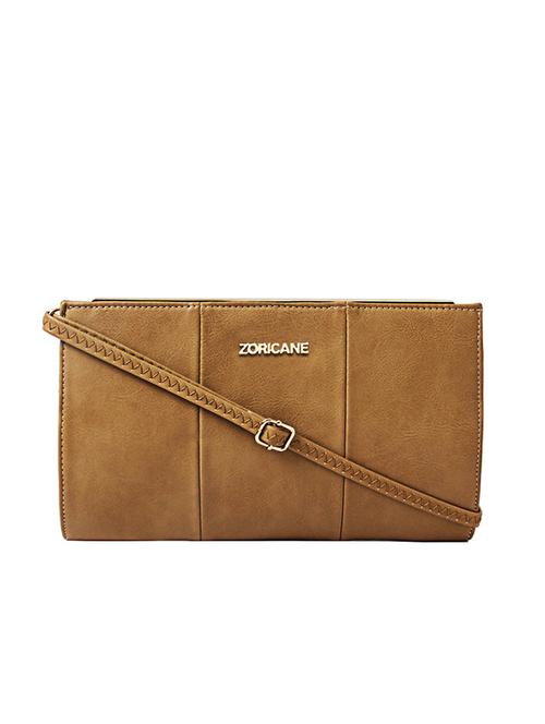 beige leatherette clutch - 11259110 - Very Small Image - 1