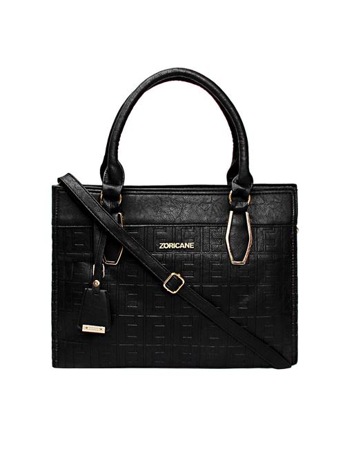 black leatherette handbag - 11259174 - Very Small Image - 1