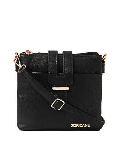 black leatherette sling bag - 11259253 - Very Small Image - 1