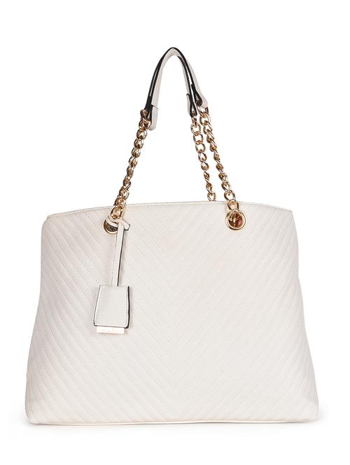 white leatherette handbag - 11260389 - Very Small Image - 1