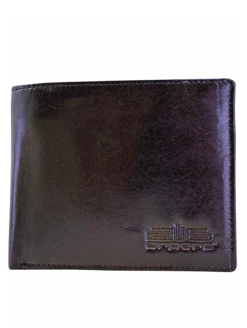 black textured leather wallet - 11260764 - Very Small Image - 1