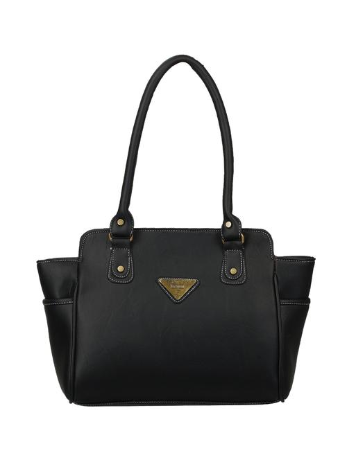 black leatherette handbag - 11270791 - Very Small Image - 1