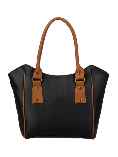 black leatherette handbag - 11270803 - Very Small Image - 1