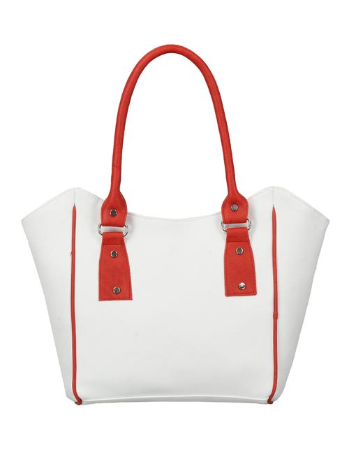 white leatherette (pu) handbag - 11270807 - Very Small Image - 1