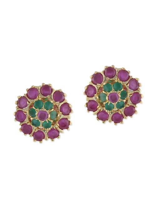 multicoloured embellished brass studs - 11275707 - Very Small Image - 1
