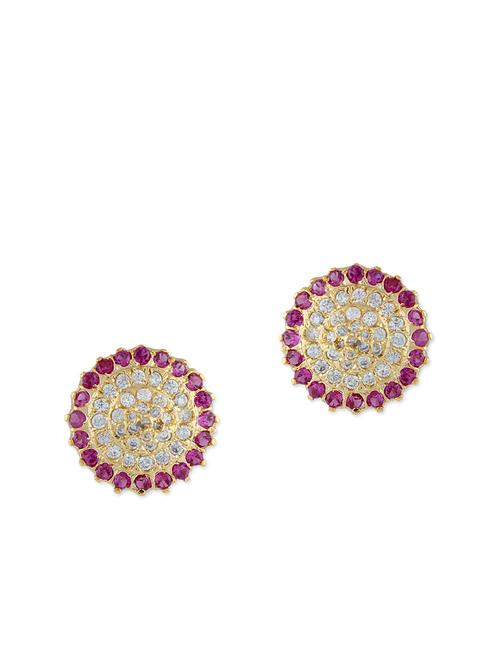 pink embellished brass studs - 11275806 - Very Small Image - 1