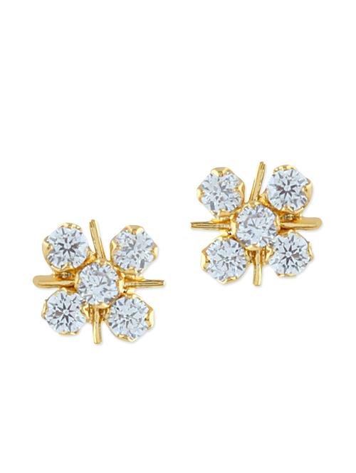 gold toned embellished brass studs - 11275811 - Very Small Image - 1