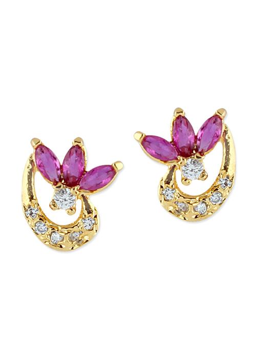pink embellished brass studs - 11275835 - Very Small Image - 1