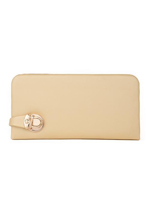 beige color, leatherette clutch - 11277754 - Very Small Image - 1