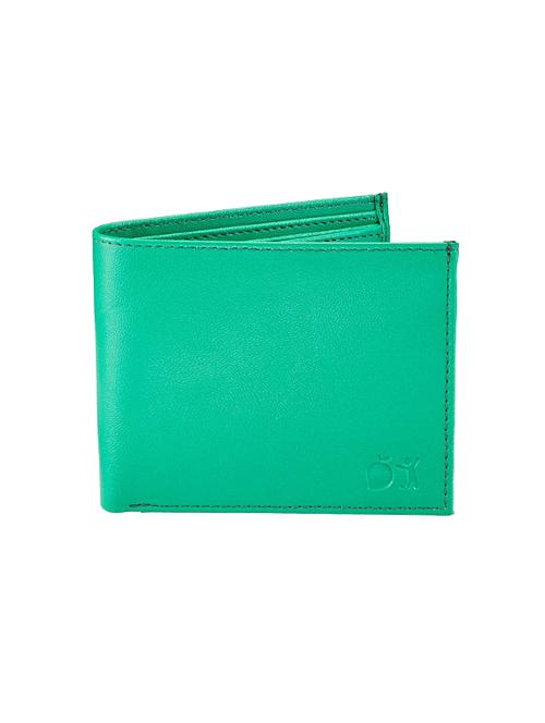 solid green leatherette wallet - 11278770 - Very Small Image - 1
