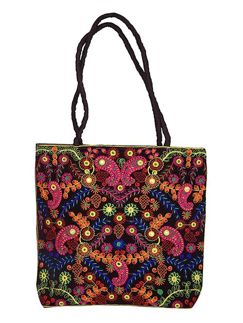 Brown cotton handbag - 11278818 - Very Small Image - 1