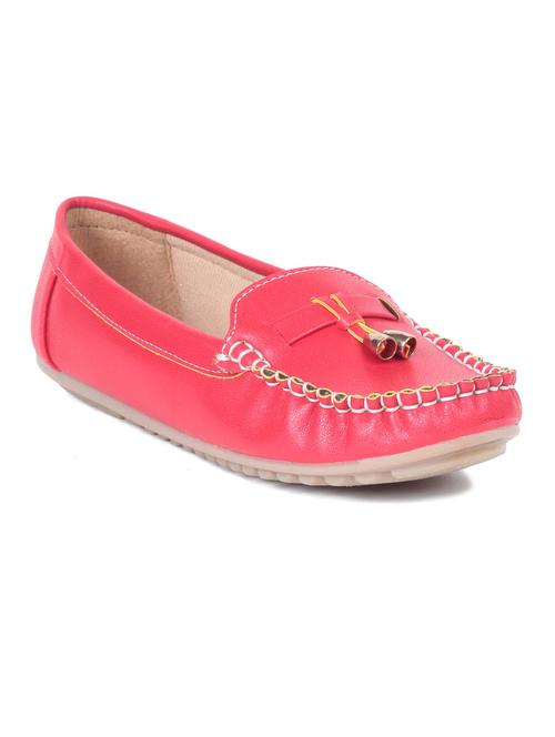 pink leatherette loafers - 11278958 - Very Small Image - 1