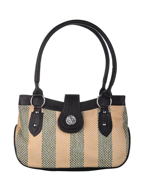 beige leatherette handbag - 11282149 - Very Small Image - 1