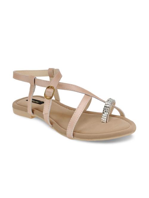beige leatherette sandal - 11282821 - Very Small Image - 1