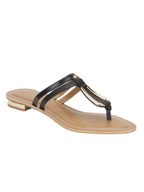 black leatherette sandal - 11286850 - Very Small Image - 1