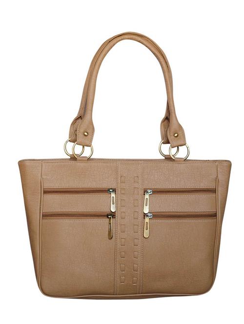 beige leatherette handbag - 11287246 - Very Small Image - 1